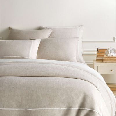 product image for keaton linen natural duvet cover by annie selke pc329 fq 1 83