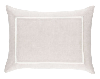 product image for keaton linen natural sham by annie selke pc330 she 5 71
