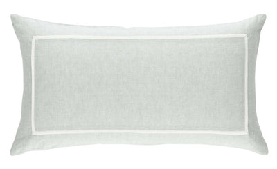 product image for keaton linen sky sham by annie selke pc334 she 3 21