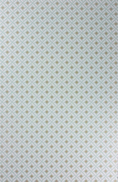 product image of Kelburn Wallpaper in Aqua and Gilver by Nina Campbell for Osborne & Little 549