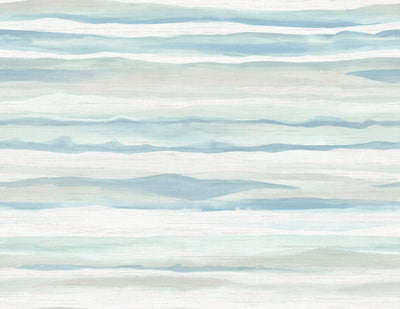 product image of Kentmere Waves Wallpaper in Blue from the Lugano Collection by Seabrook Wallcoverings 576