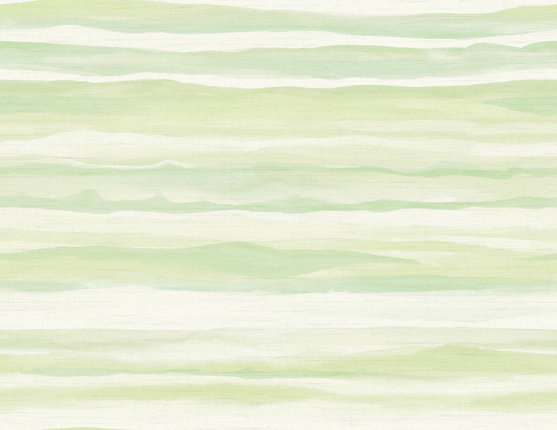 media image for Kentmere Waves Wallpaper in Green from the Lugano Collection by Seabrook Wallcoverings 221
