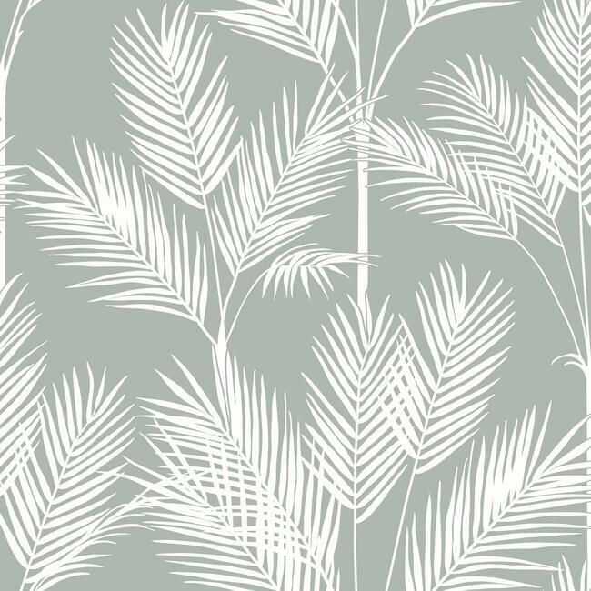 media image for sample king palm silhouette wallpaper in fog from the waters edge collection by york wallcoverings 1 246
