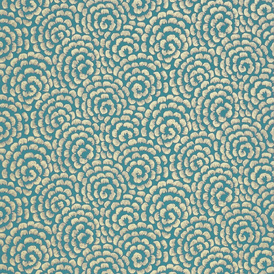 product image for Kingsley Wallpaper in Peacock and Gold from the Ashdown Collection by Nina Campbell for Osborne & Little 35