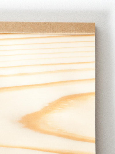 product image for kizara wood sheet memo pad in various sizes 5 8
