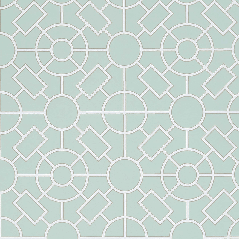 media image for Knot Garden Wallpaper in Eau De Nil from the Mansfield Park Collection by Osborne & Little 24