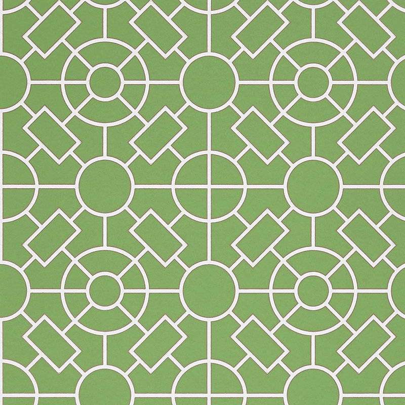 media image for Knot Garden Wallpaper in Garden Green from the Mansfield Park Collection by Osborne & Little 21