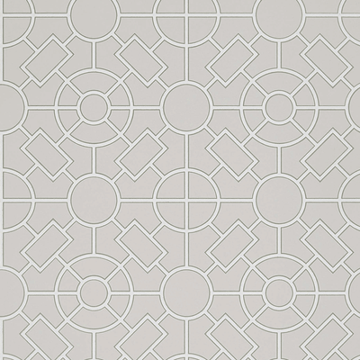 product image of Knot Garden Wallpaper in Silver and Ivory from the Mansfield Park Collection by Osborne & Little 528