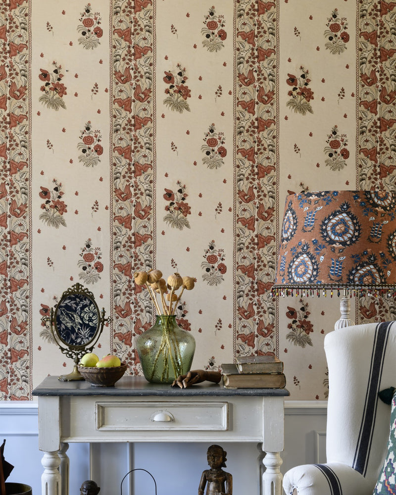media image for korond floral wallpaper in dune from the complementary collection by mind the gap 2 227
