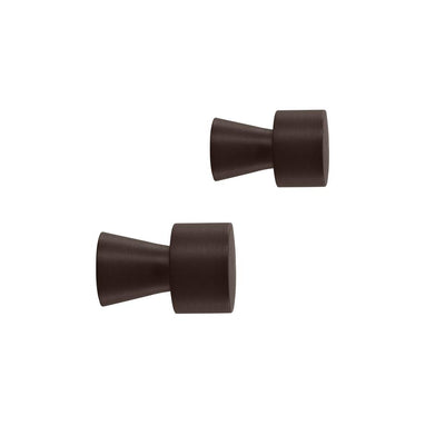 product image for pin hook knob 2 pcs pack brown by oyoy 1 56