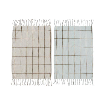product image of gobi tea towel 2 pcs pack minty offwhite 1 584