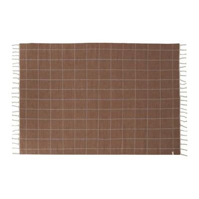 product image for grid rug caramel offwhite 2 15