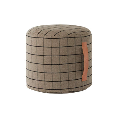 product image of grid pouf clay 1 580