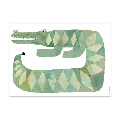 product image of poster croccodile gustav multi by oyoy 1 547