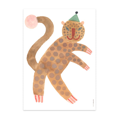 product image for poster standing leopard elvis multi by oyoy 1 36