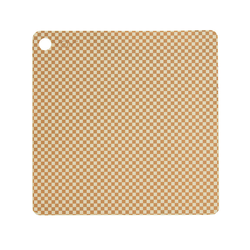 media image for placemat checker pack of 2 vanilla 1 241