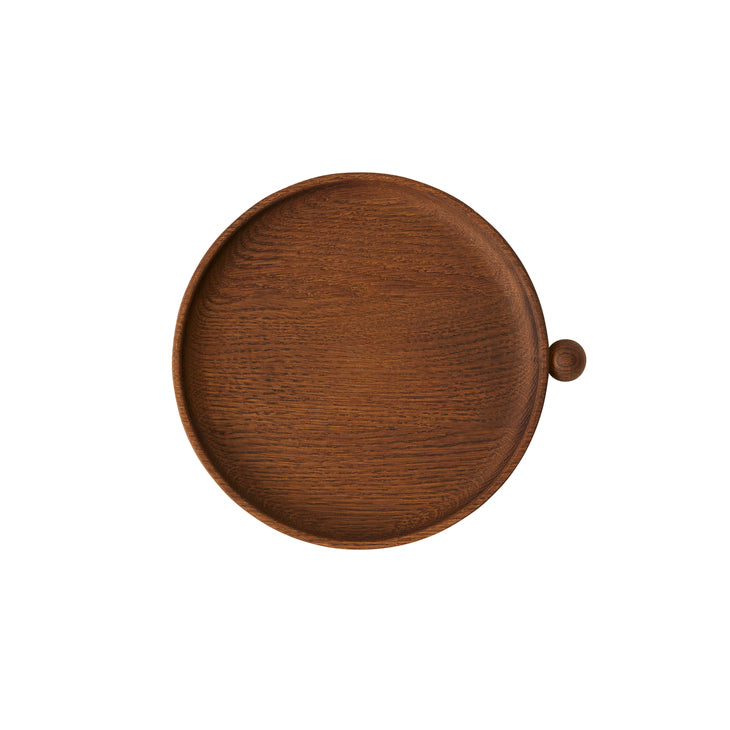 media image for inka wood tray round small dark by oyoy l300220 1 274
