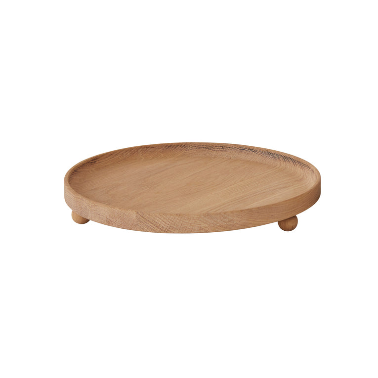 media image for inka wood tray round large nature by oyoy l300221 2 20