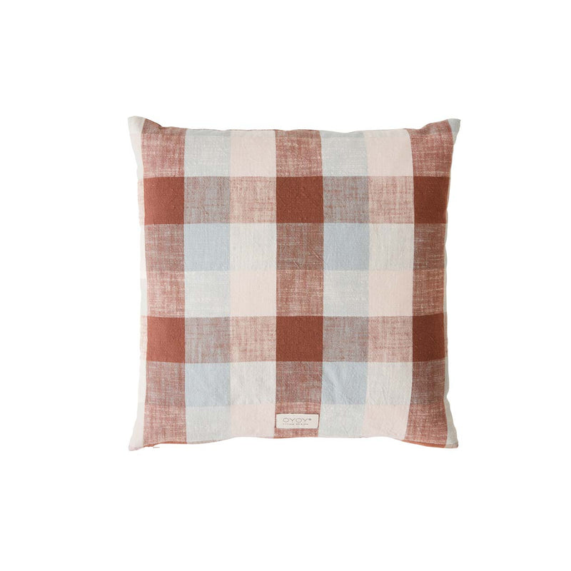 media image for kyoto checker cushion dusty blue by oyoy l300282 1 253