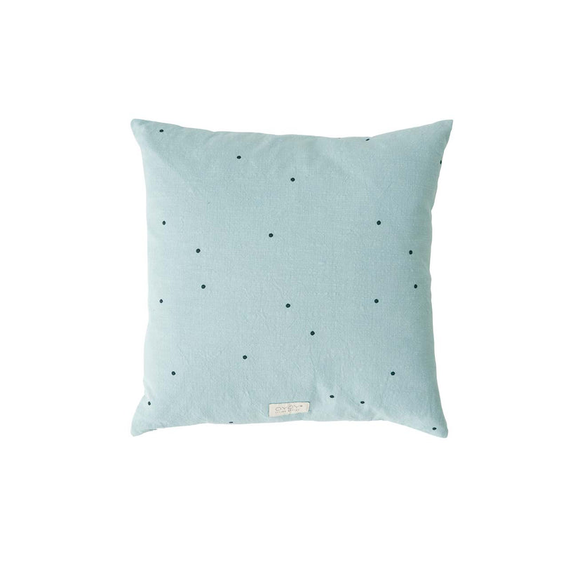 media image for kyoto dot cushion square dusty blue by oyoy l300286 1 282