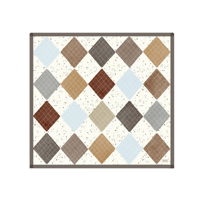 product image for quilted aya wall rug large brown by oyoy l300292 1 26