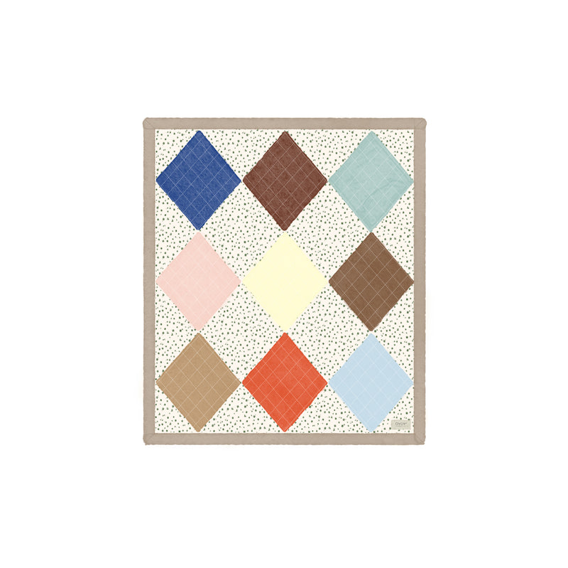 media image for quilted aya wall rug small multi by oyoy l300293 1 273