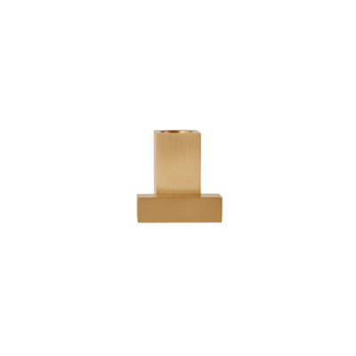 product image for square solid brass candleholder brushed brass by oyoy l300424 1 76