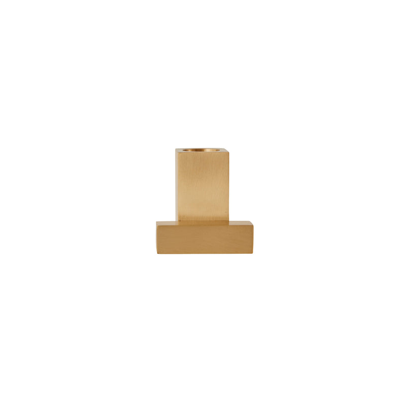 media image for square solid brass candleholder brushed brass by oyoy l300424 1 283