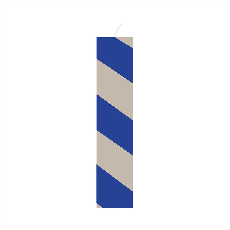 media image for Candy Candle - Large in Clay/OpticBlue 1 275