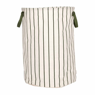 product image for Raita Laundry/Storage Basket in Green / Offwhite 3 19