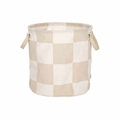 product image for Chess Laundry/Storage Basket in Clay / Offwhite 2 4