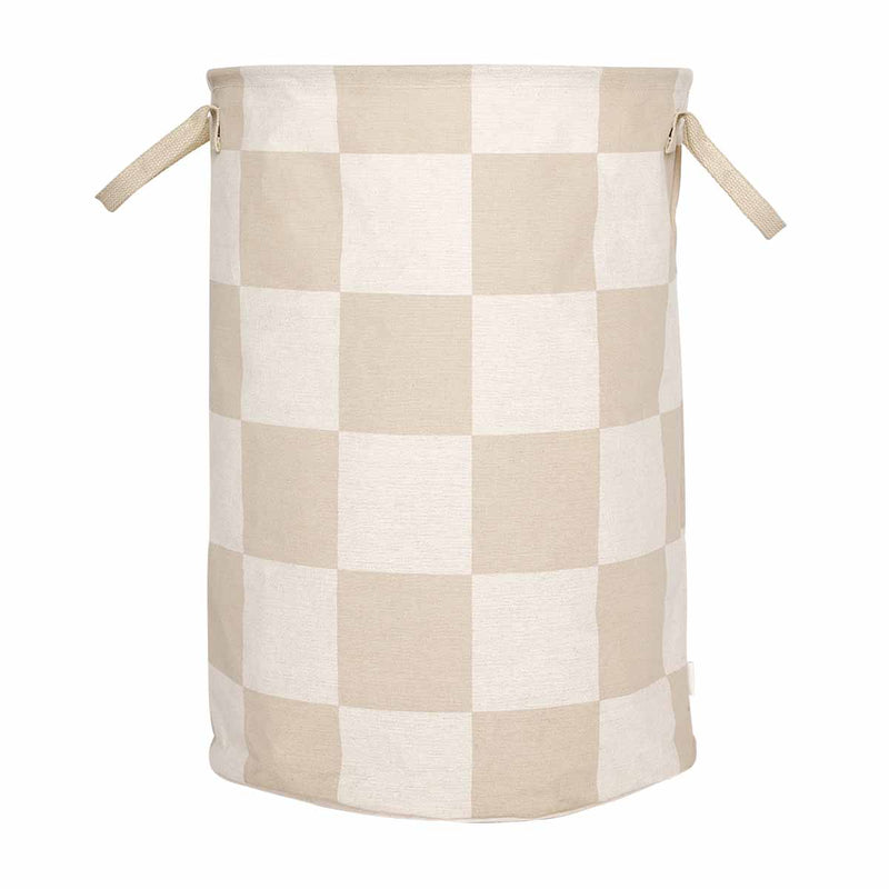 media image for Chess Laundry/Storage Basket in Clay / Offwhite 3 216