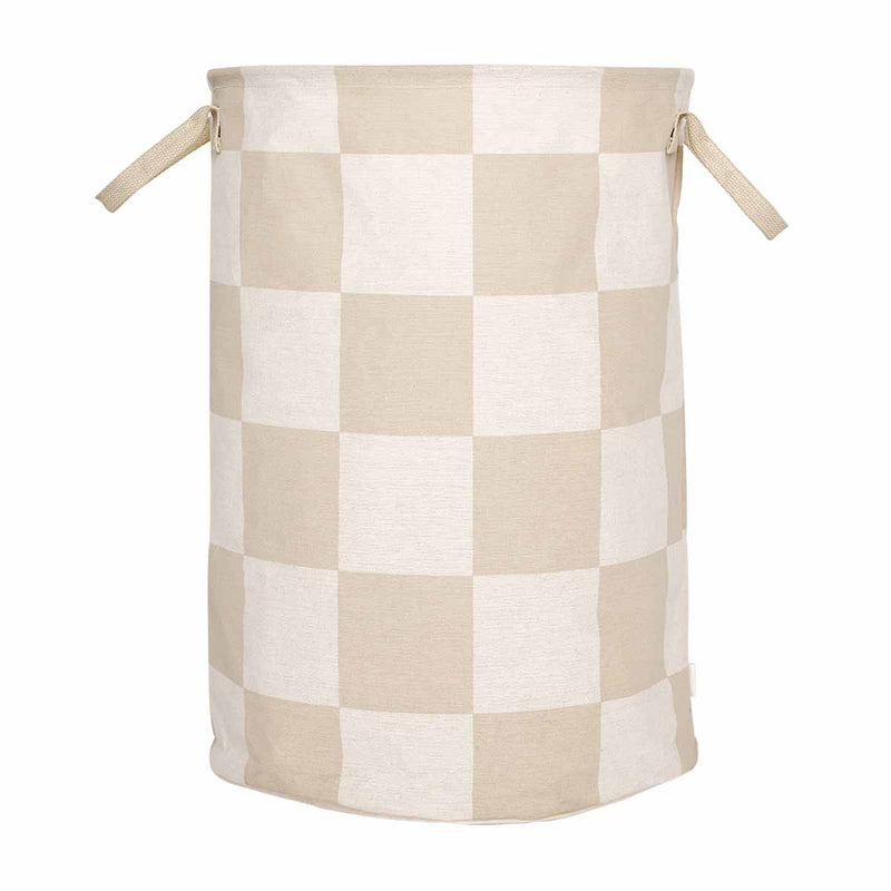 media image for Chess Laundry/Storage Basket in Clay / Offwhite 3 284