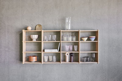 product image for Yuka Groove Glass Set in Clear 2 73