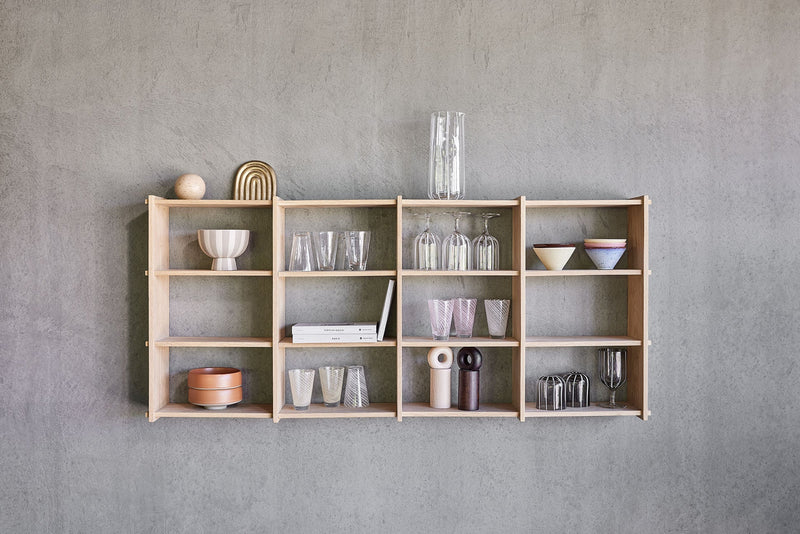 media image for Yuka Groove Glass Set in Clear 2 213
