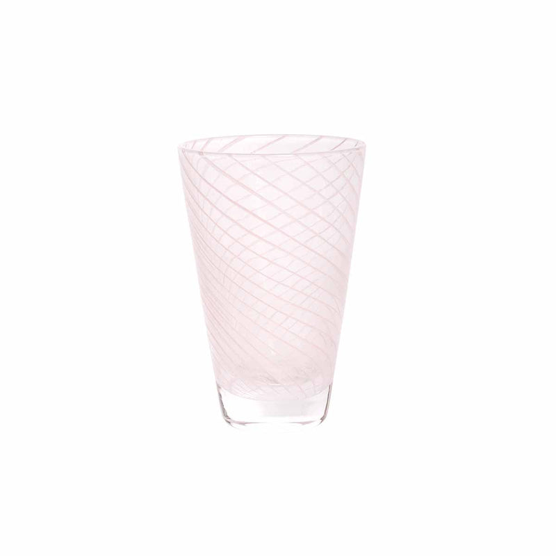 media image for Yuka Groove Glass Set in Rose 1 296