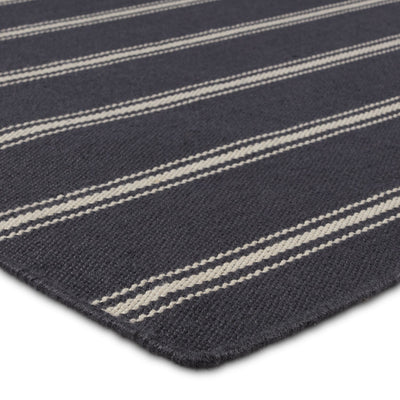 product image for Laguna Memento Outdoor Handwoven Striped Navy Ivory Rug By Jaipur Living Rug157511 2 67