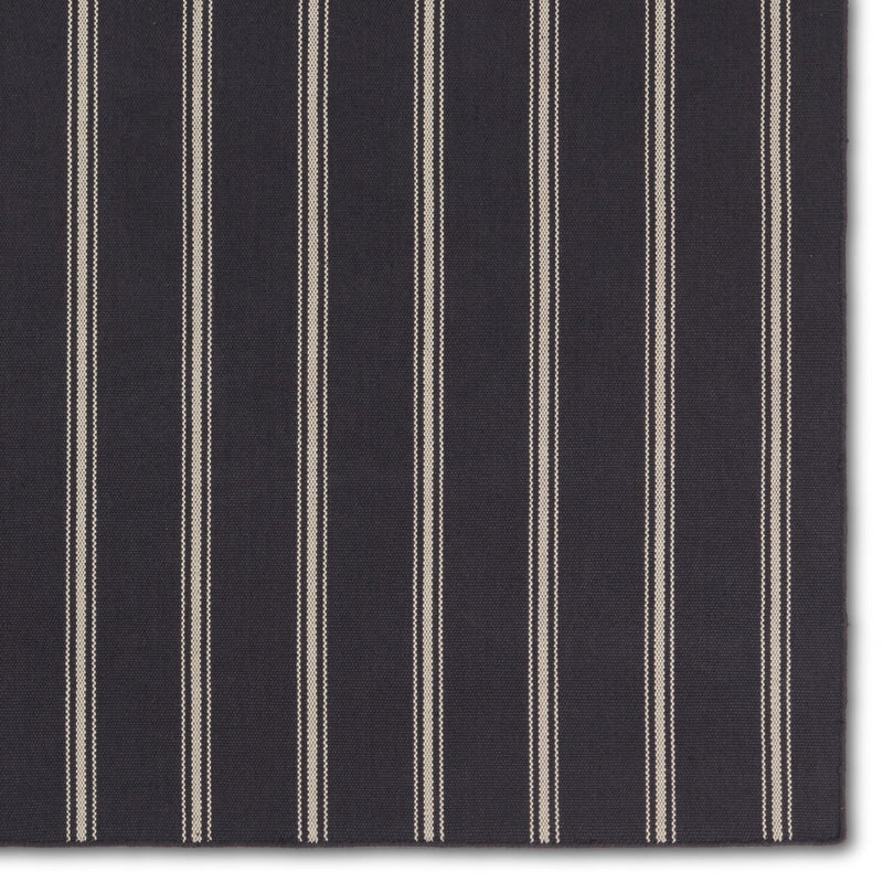 media image for Laguna Memento Outdoor Handwoven Striped Navy Ivory Rug By Jaipur Living Rug157511 4 252