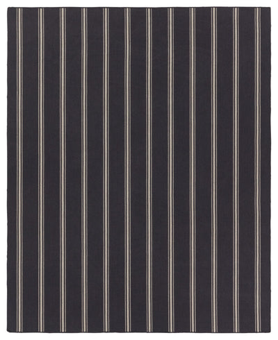product image for Laguna Memento Outdoor Handwoven Striped Navy Ivory Rug By Jaipur Living Rug157511 1 59