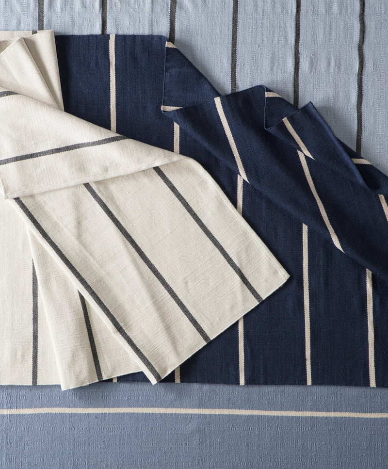 media image for corbina indoor outdoor stripes dark blue ivory design by jaipur 5 290