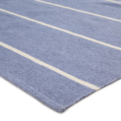 product image for Corbina Indoor/ Outdoor Stripe Blue & Ivory Area Rug 52