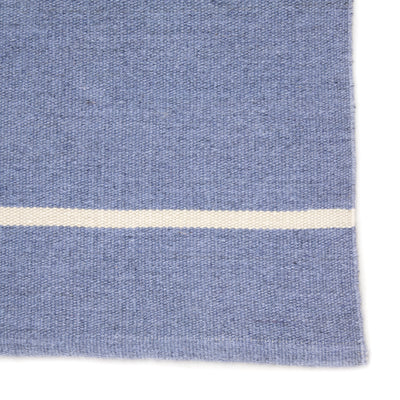 product image for Corbina Indoor/ Outdoor Stripe Blue & Ivory Area Rug 24