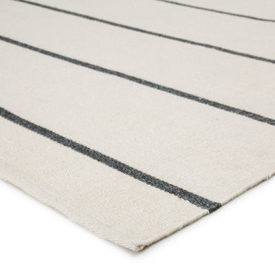 product image for Corbina Indoor/ Outdoor Stripe Ivory & Dark Gray Area Rug 13