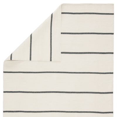 product image for Corbina Indoor/ Outdoor Stripe Ivory & Dark Gray Area Rug 15