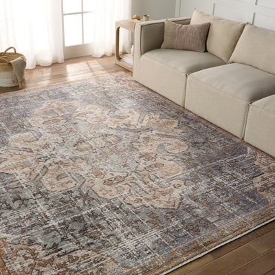 product image for lynette medallion tan blue area rug by jaipur living rug155279 4 28
