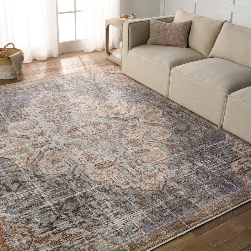 media image for lynette medallion tan blue area rug by jaipur living rug155279 4 280