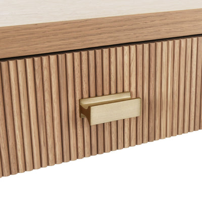 product image for Two Drawer Desk With Fluted Detail By Bd Studio Ii Larkin Es 11 35
