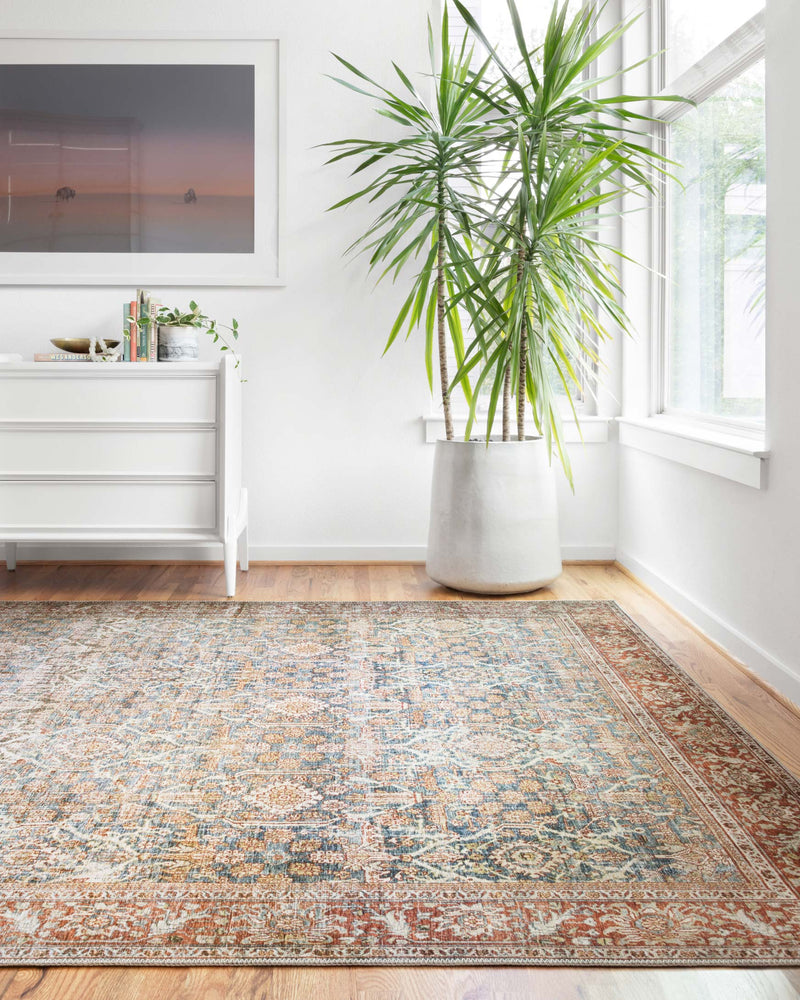 media image for Layla Rug in Ocean & Rust by Loloi II 255