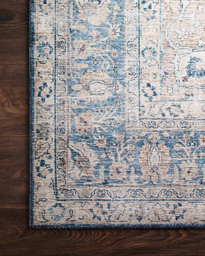 product image for Layla Rug in Blue & Tangerine by Loloi II 25