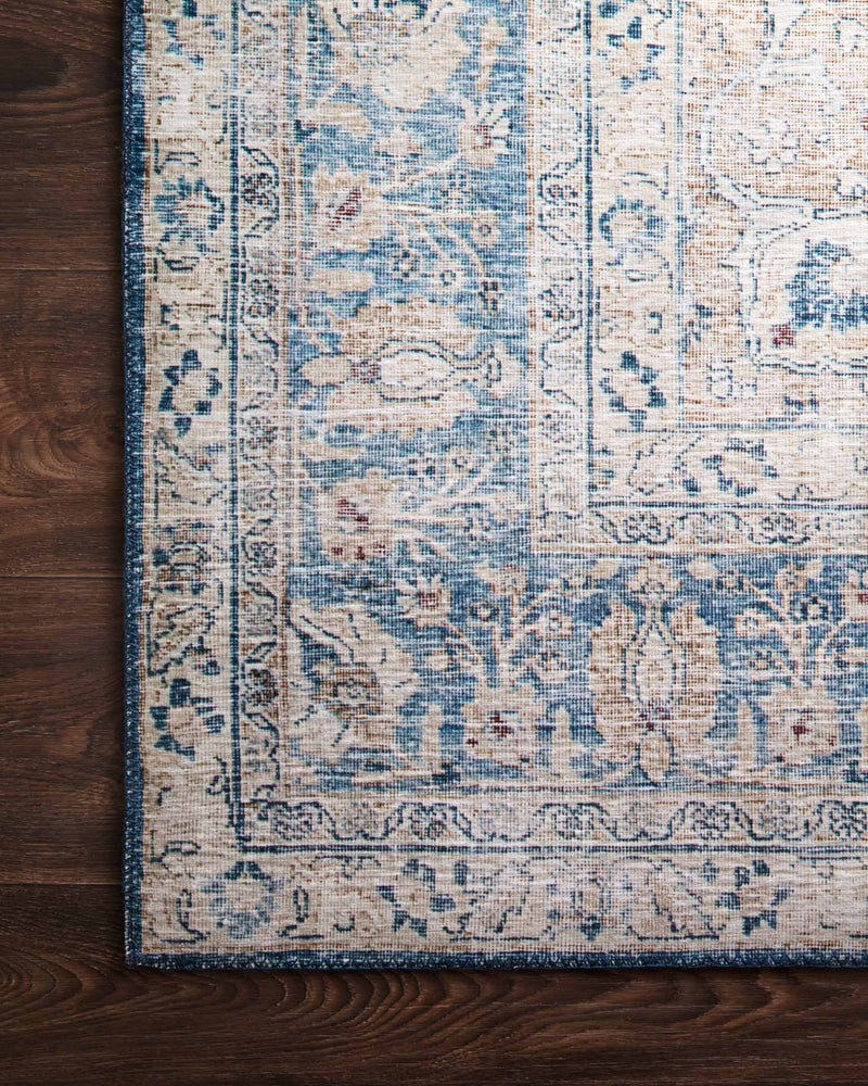 media image for Layla Rug in Blue & Tangerine by Loloi II 21